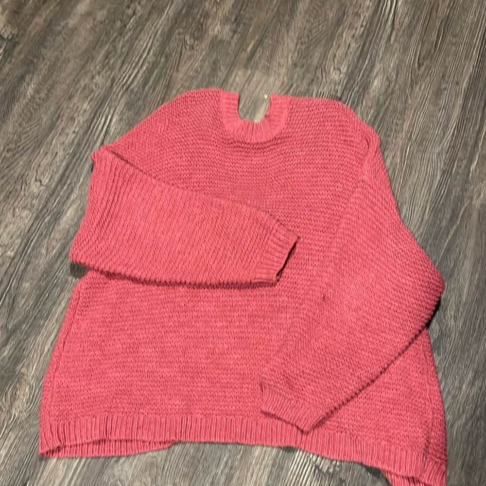 AE Knit Open Back Sweater